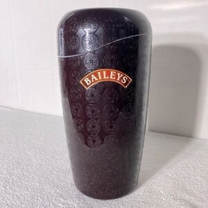Vintage Baileys Brown Plastic Insulated Ice Bucket Bottle Cooler With Lid